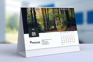 Desk Calendar 2021