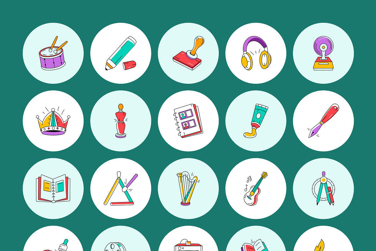 300 Everyday Doodle Icons, an Outline Icon by Creative Stall (Photo 12 of 12)