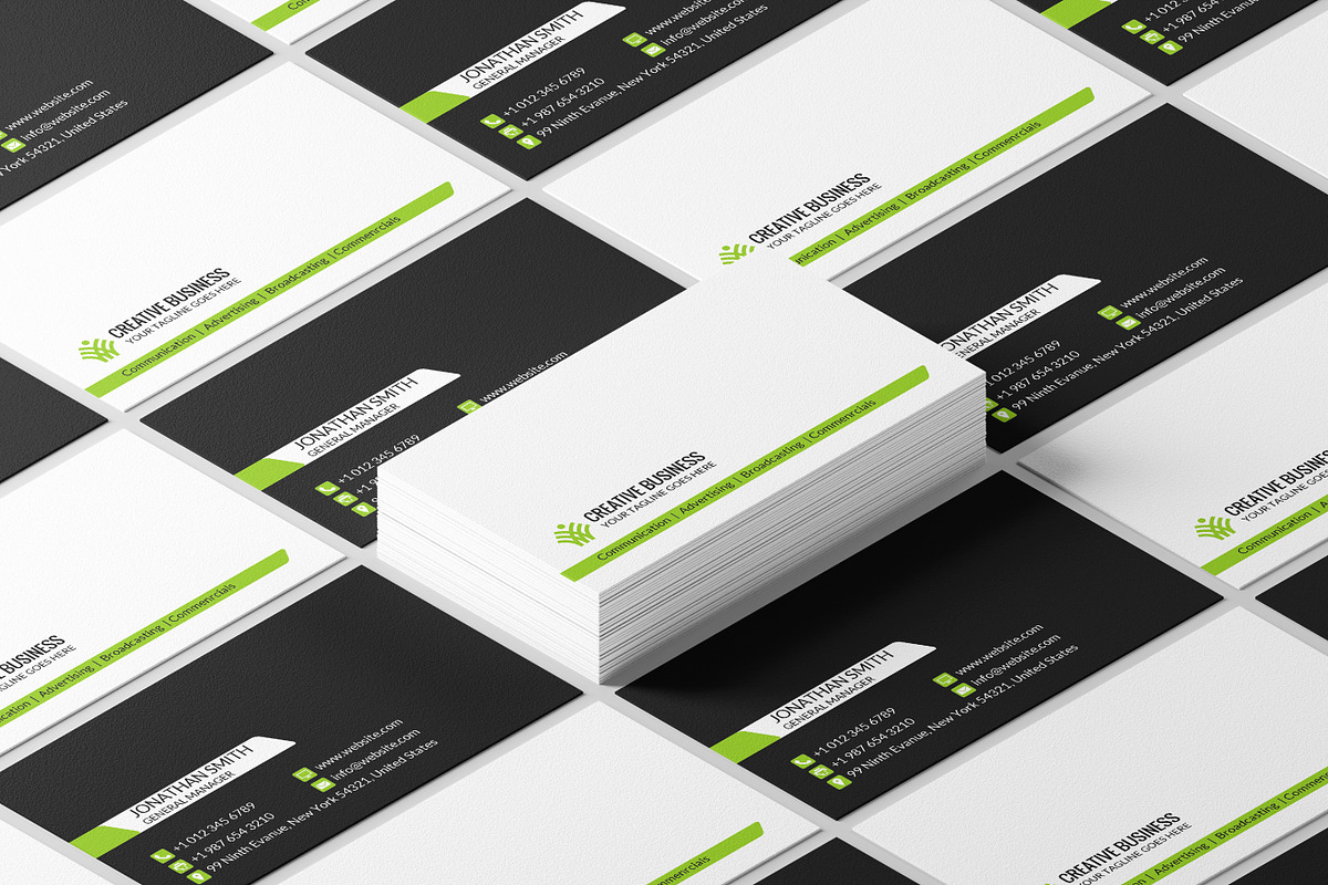 Clean, Modern Business card, a Business Card Template by Graphic Origin (Photo 2 of 2)