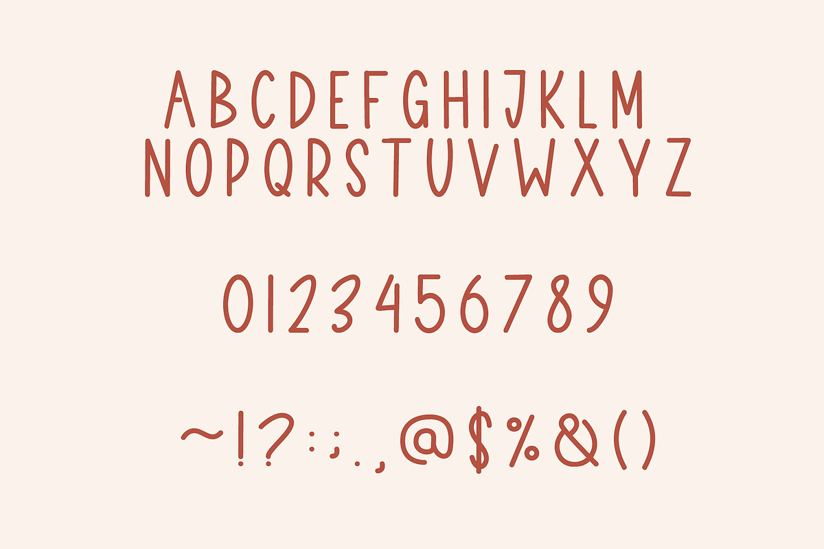 Wonderstruck-Handwritten Sans Serif, a Sans Serif Font by Yuby Creative (Photo 5 of 5)