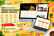 Foody - Restaurant HTML Template, a Bootstrap Template by Themeplaza (Thumbnail 1 of 7)