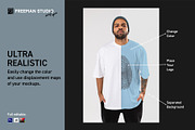 T-Shirt Mock-Up Set, a Shirt Mockup by Freeman Studio (Thumbnail 3 of 22)