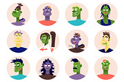 Cartoon People Avatars, an Emoji Icon by alexdndz (Thumbnail 13 of 13)