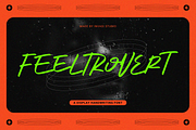Feeltrovert - Display Font, a Script Font by Invasi Studio (Thumbnail 1 of 11)