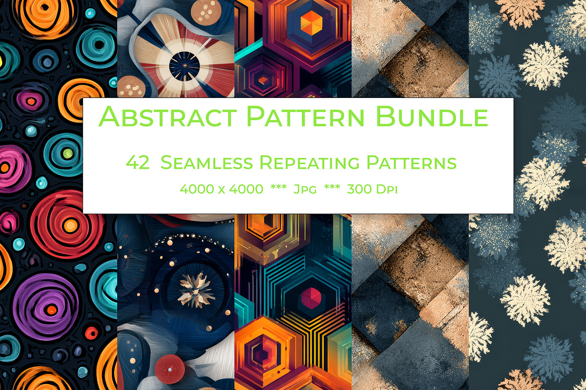 Abstract Pattern Bundle, a Pattern Graphic by karenfoleyphoto (Photo 1 of 9)