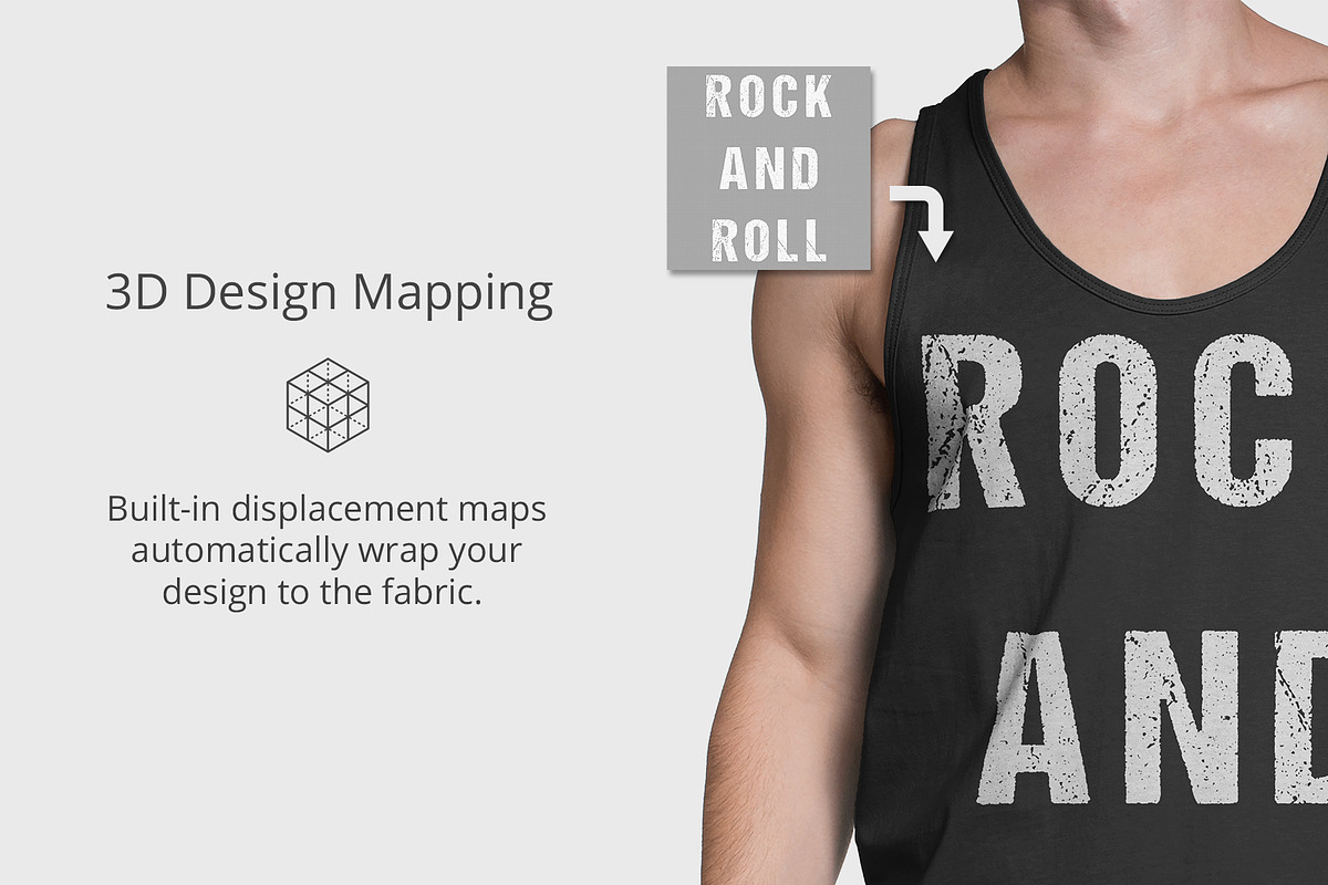 Tank Top - Apparel Mockups, a Shirt Mockup by Photific (Photo 2 of 5)