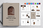 Service & Pricing Guide Template, a Magazine Template by DesignCrest (Thumbnail 1 of 13)