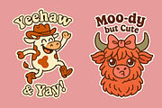 Western Cowgirls Club – Boho Cow SVG, an Object Illustration by LaVika (Thumbnail 11 of 12)