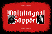 CS Meriam – Blackletter Font, a Blackletter Font by Craft Supply Co. (Thumbnail 8 of 8)