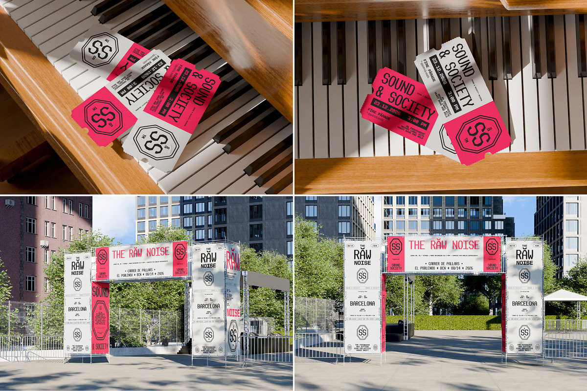 Music Festival & Music Album Mockups, an Advertising Mockup by Vitora Mockup (Photo 11 of 12)