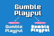 Gumble Playful Font, a Sans Serif Font by QR Design Studio (Thumbnail 3 of 9)