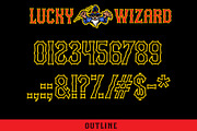 Lucky Wizard typeface, a Font by MightySHORT (Thumbnail 5 of 5)