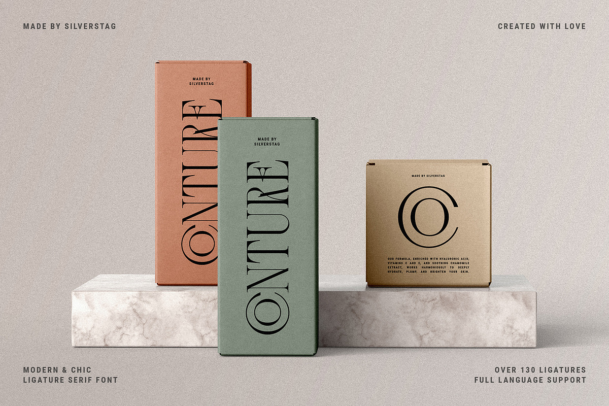Cosmic Solace - Ligature Serif Font, a Serif Font by SilverStag Type Foundry (Photo 3 of 16)