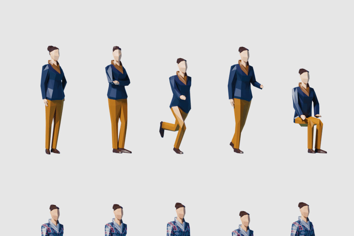 Autumn People, a Characters & Person 3D Model by Studio Ochi (Photo 10 of 12)