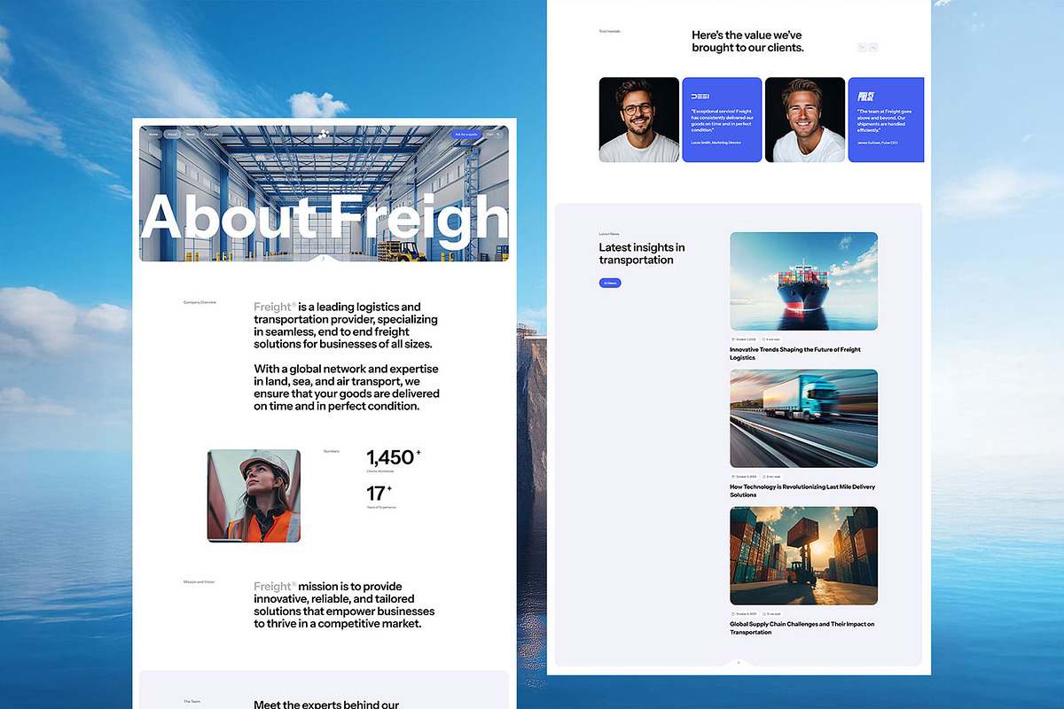 Friegh - Webflow and Framer Template preview 4