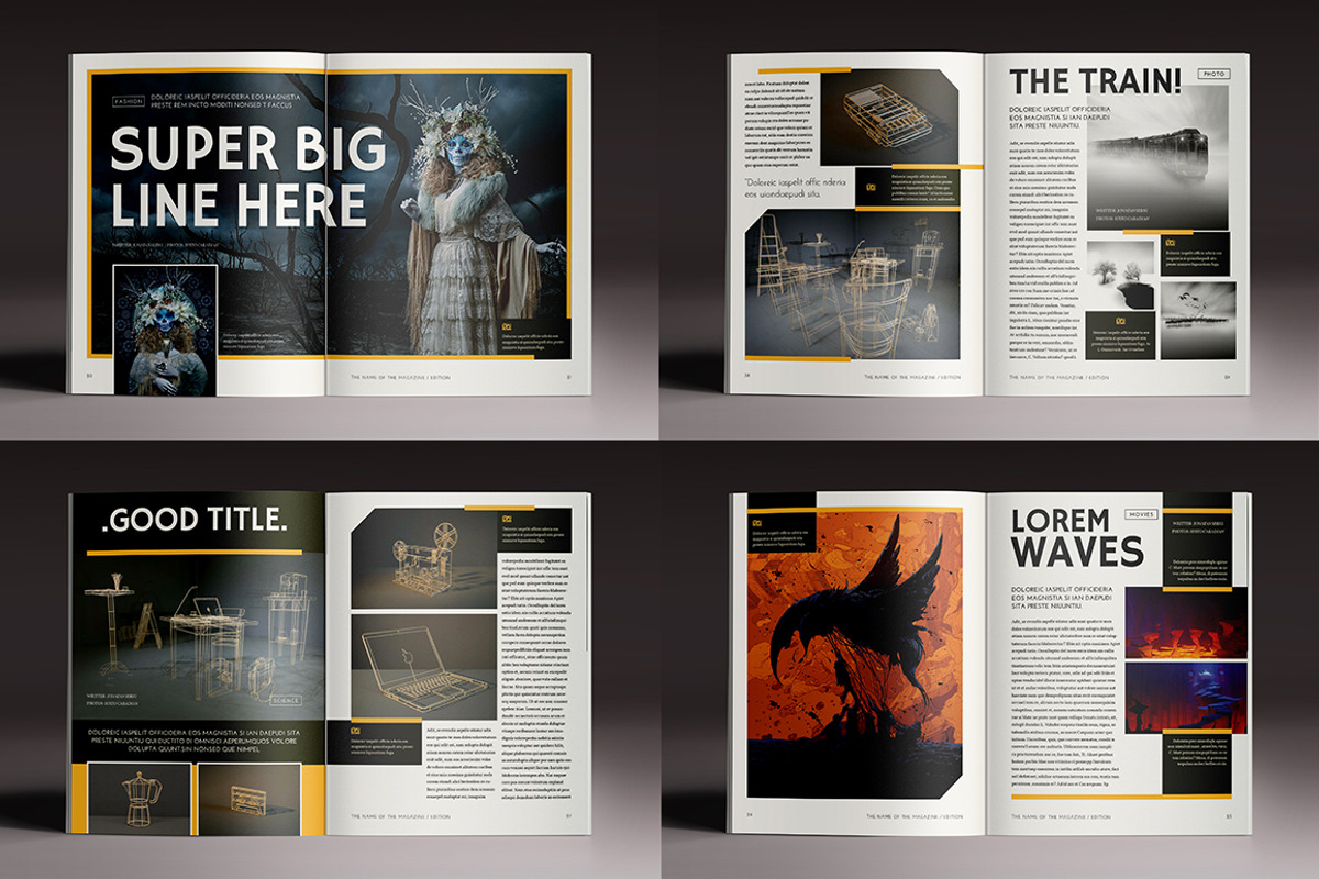 Multipurpose Magazine 4, a Magazine Template by Luuqas Design (Photo 4 of 9)
