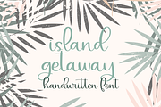 Island Getaway, Cute Script Font, a Handwritten Font by Designing Digitals (Thumbnail 1 of 9)