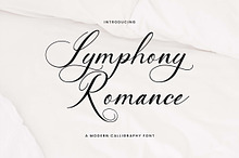 Symphony Romance Calligraphy Font