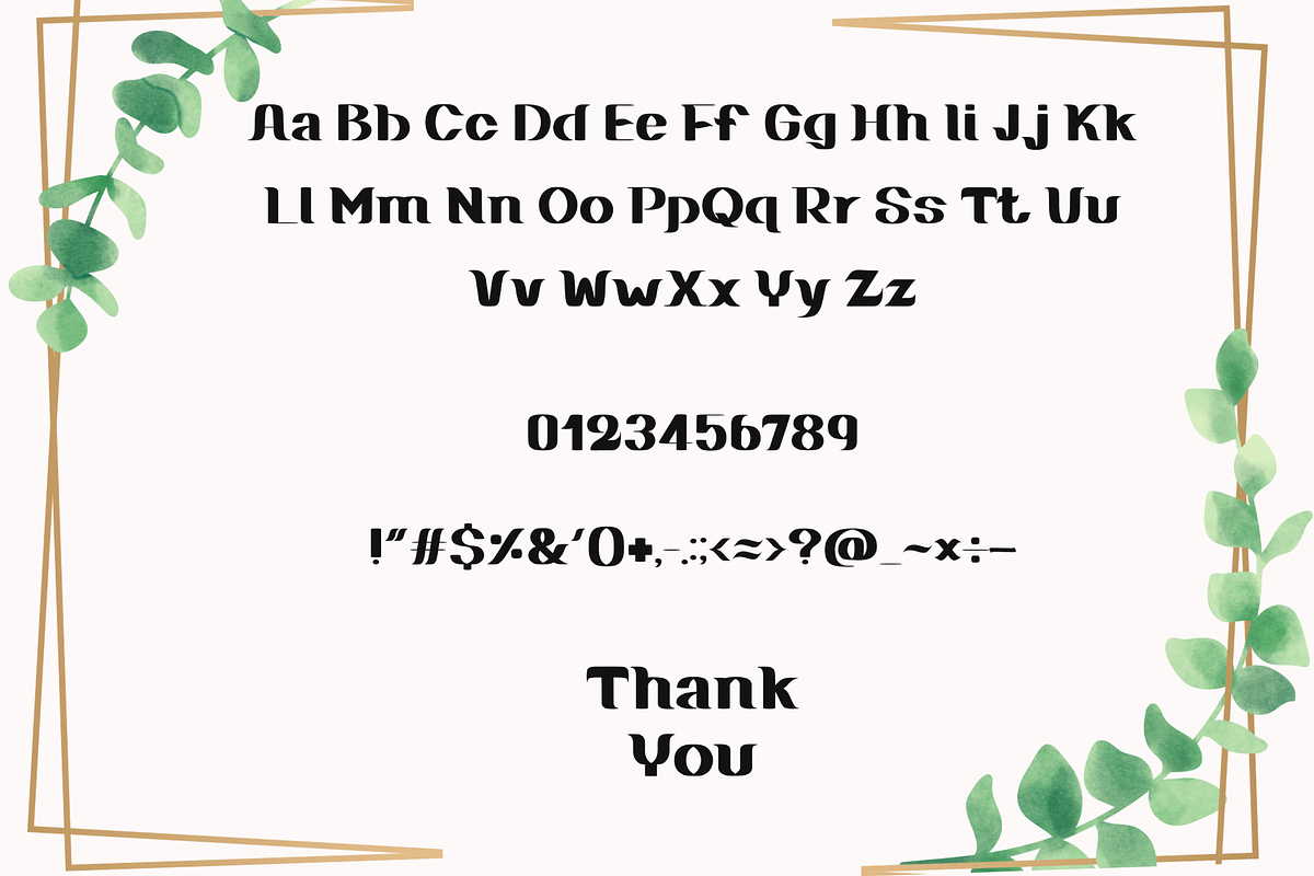 Ryland Font, a Script Font by Cutie_Kate_Studio (Photo 12 of 13)