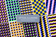 40 Optical Illusions Vector Patterns, a Pattern Graphic by Guten Tag Vector (Thumbnail 9 of 10)