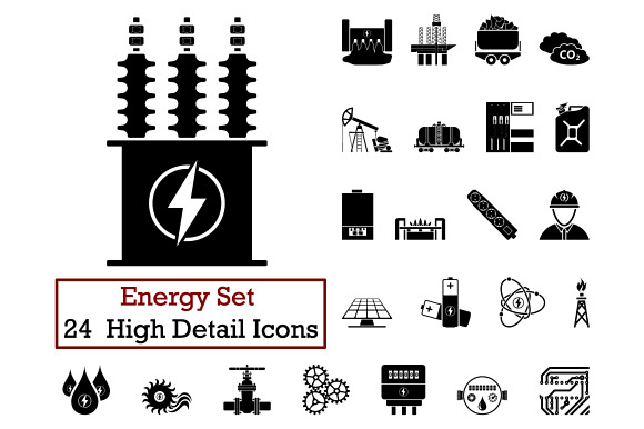 24 Energy Icons
