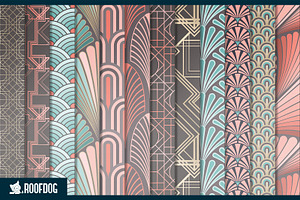 1930s Art Deco Digital Papers