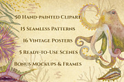Marine Naturalist Collection, a Graphic by Kattypainting (Thumbnail 2 of 10)
