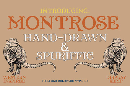Montrose- Western Spur Serif