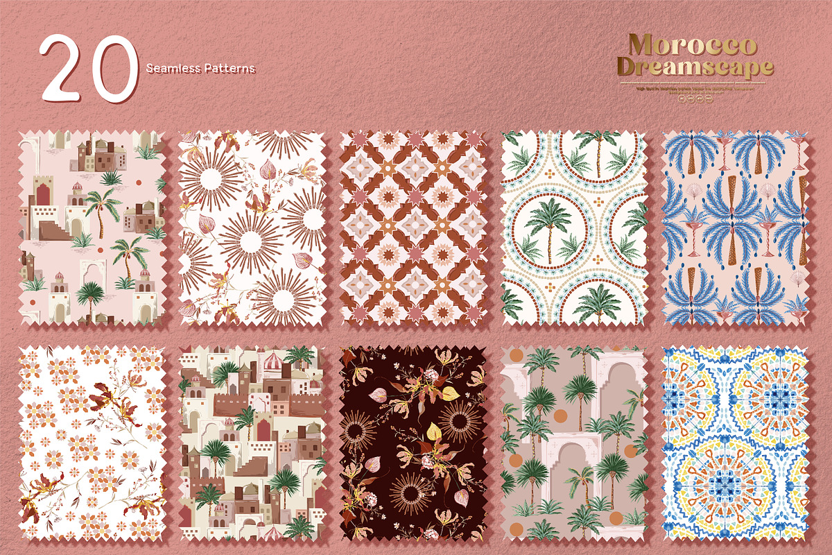 Morocco Dreamscape, a Pattern Graphic by MSNTY STUDIOX (Photo 4 of 25)