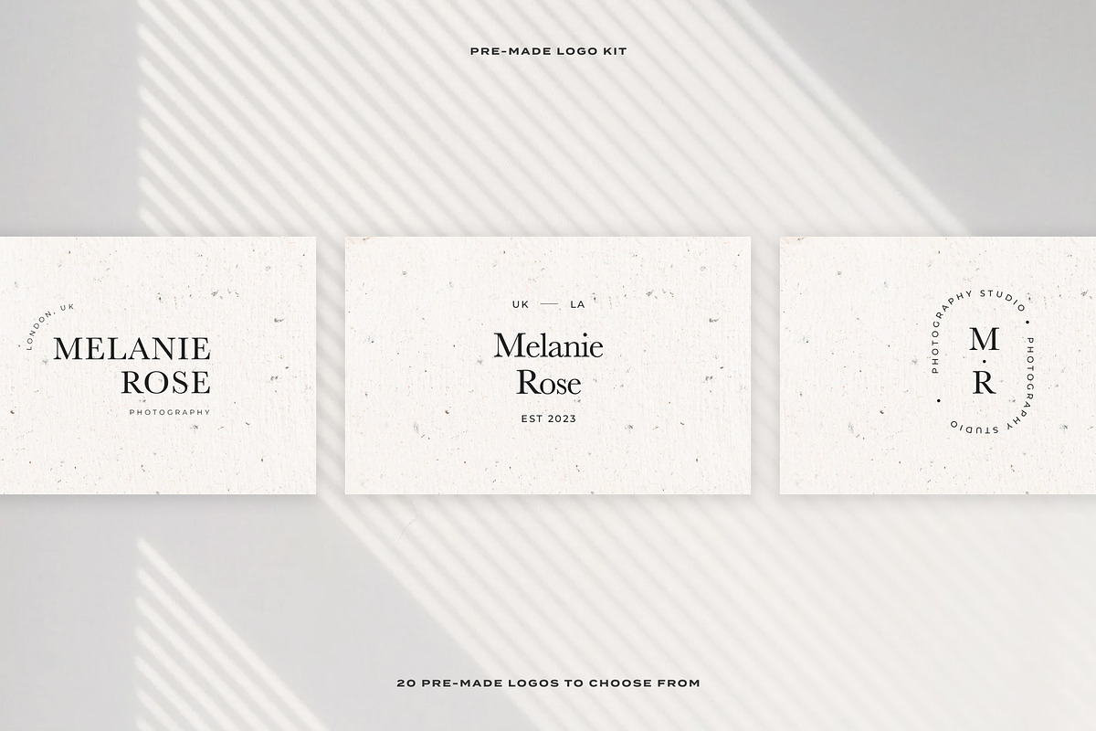 Photographers Logo Kit, a Branding & Logo Template by Squarebase Templates (Photo 2 of 6)