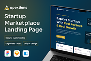 Apextions - Startup Marketplace Web, a Templates & Theme by Agensip Design Agency (Thumbnail 1 of 8)