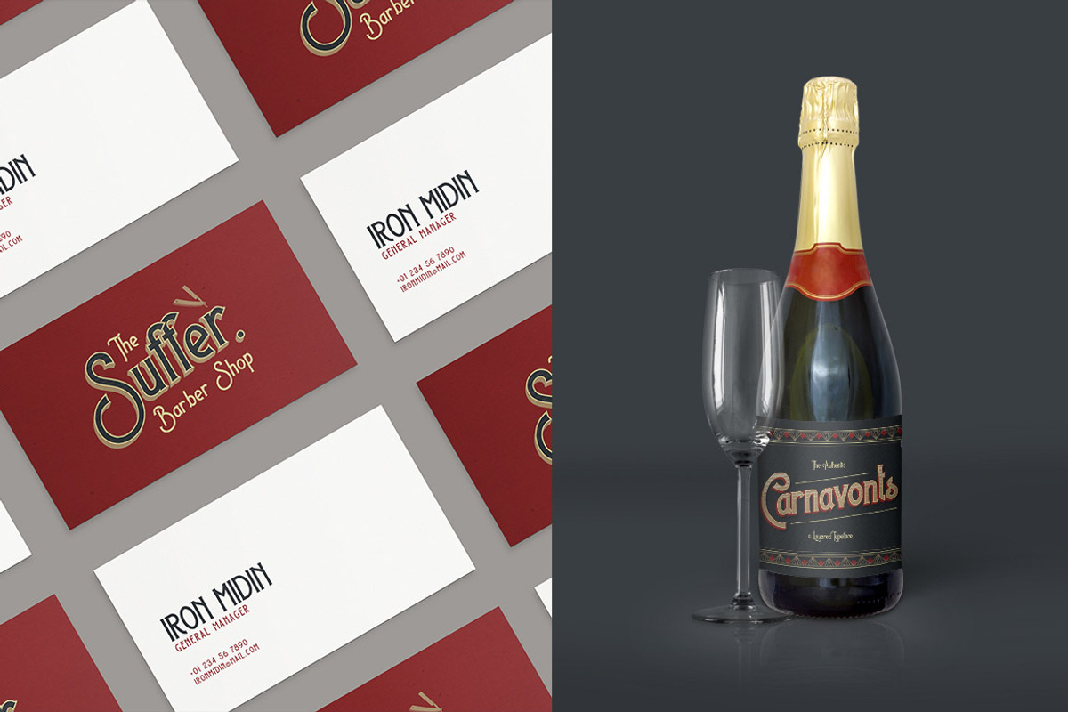 Carnavonts, a Sans Serif Font by Heroglyphs Studio (Photo 5 of 7)