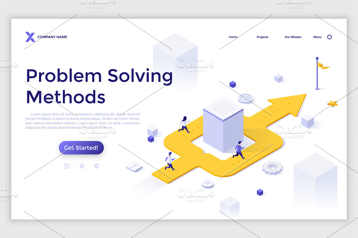 Isometric Solutions Mini. Part 16, a Templates & Theme by Andrew Kras Design (Photo 10 of 18)