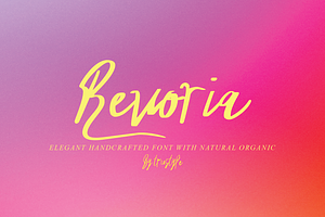 Reforia Signature, a Handwritten Font by Eltypesstudio
