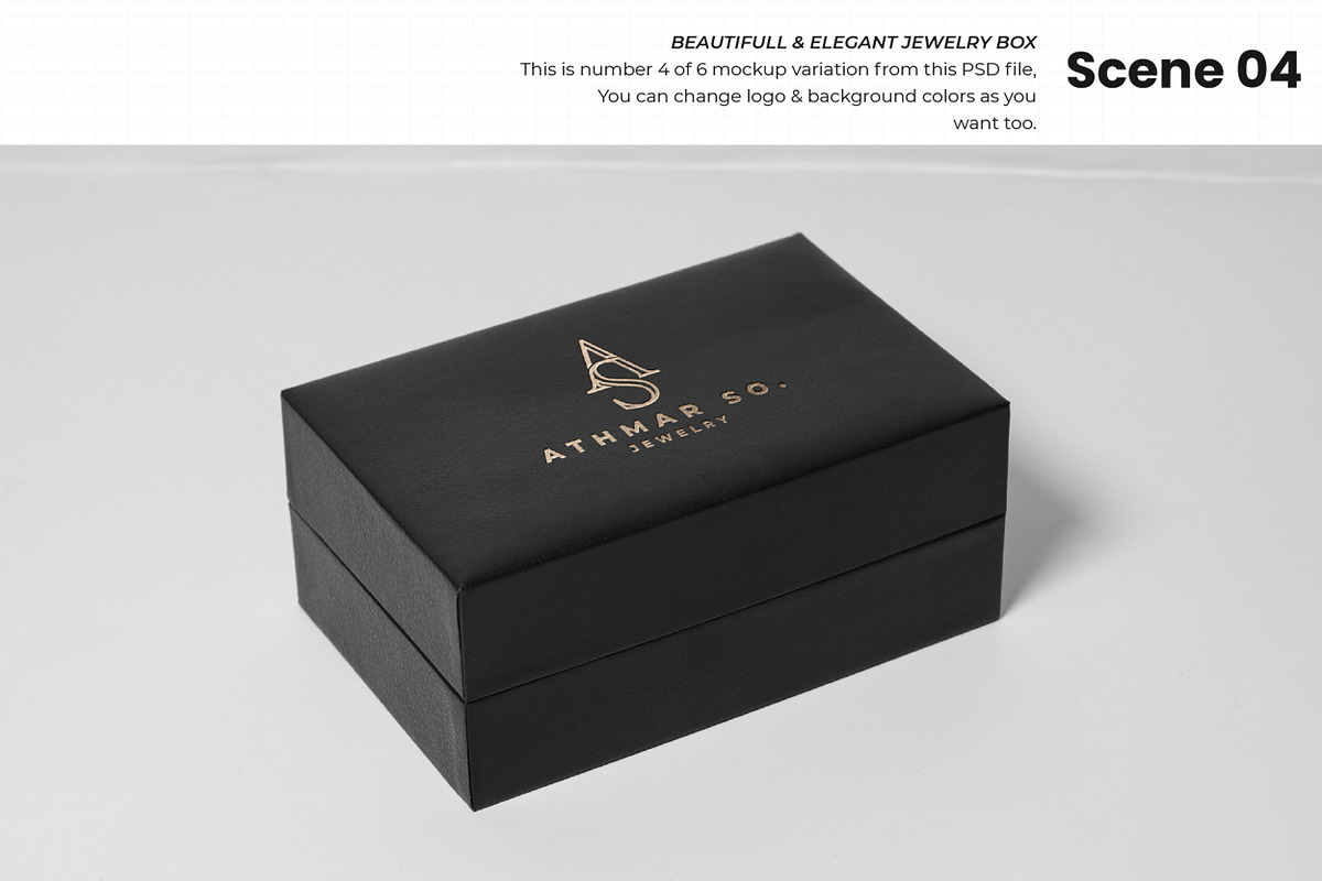 Jewelry or Gift box mockup set, a Packaging Mockup by Assyat (Photo 6 of 8)