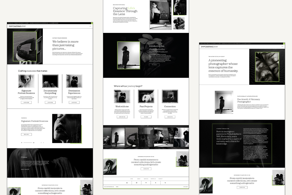 Website Template For Creatives, a Websites & App Template by Emily Betts (Photo 5 of 6)
