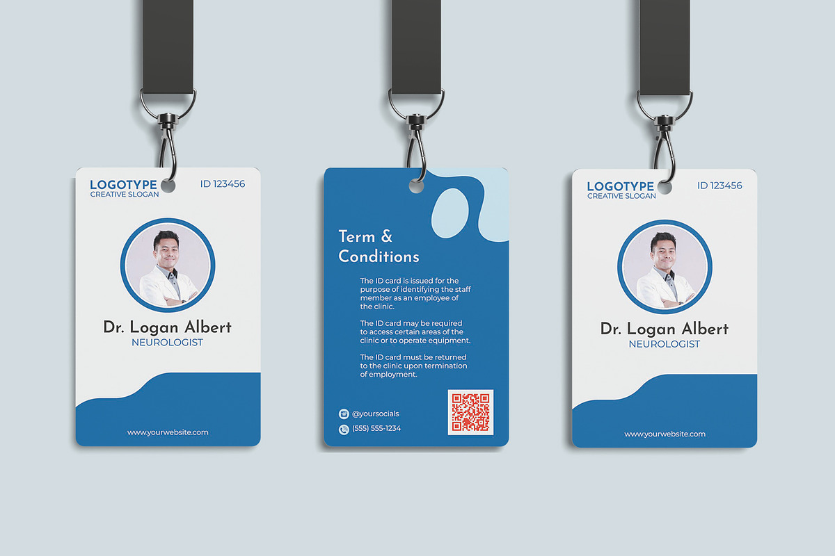 Health Clinic - ID Card, a Design Template by VUNIRA (Photo 2 of 3)