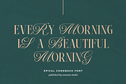 Epical Comeback Font, a Serif Font by zeenesia (Thumbnail 4 of 20)