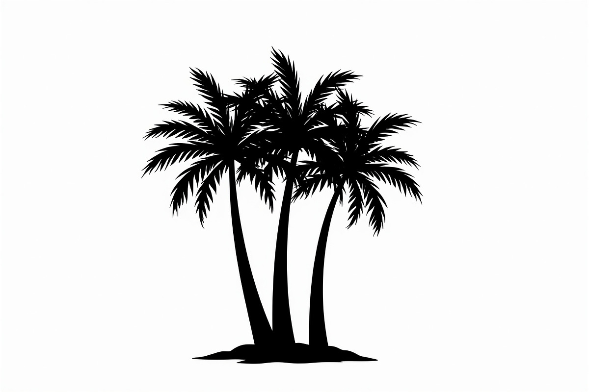 Tropical Palm Tree Bundle, an Illustration by Designs_River (Photo 7 of 9)