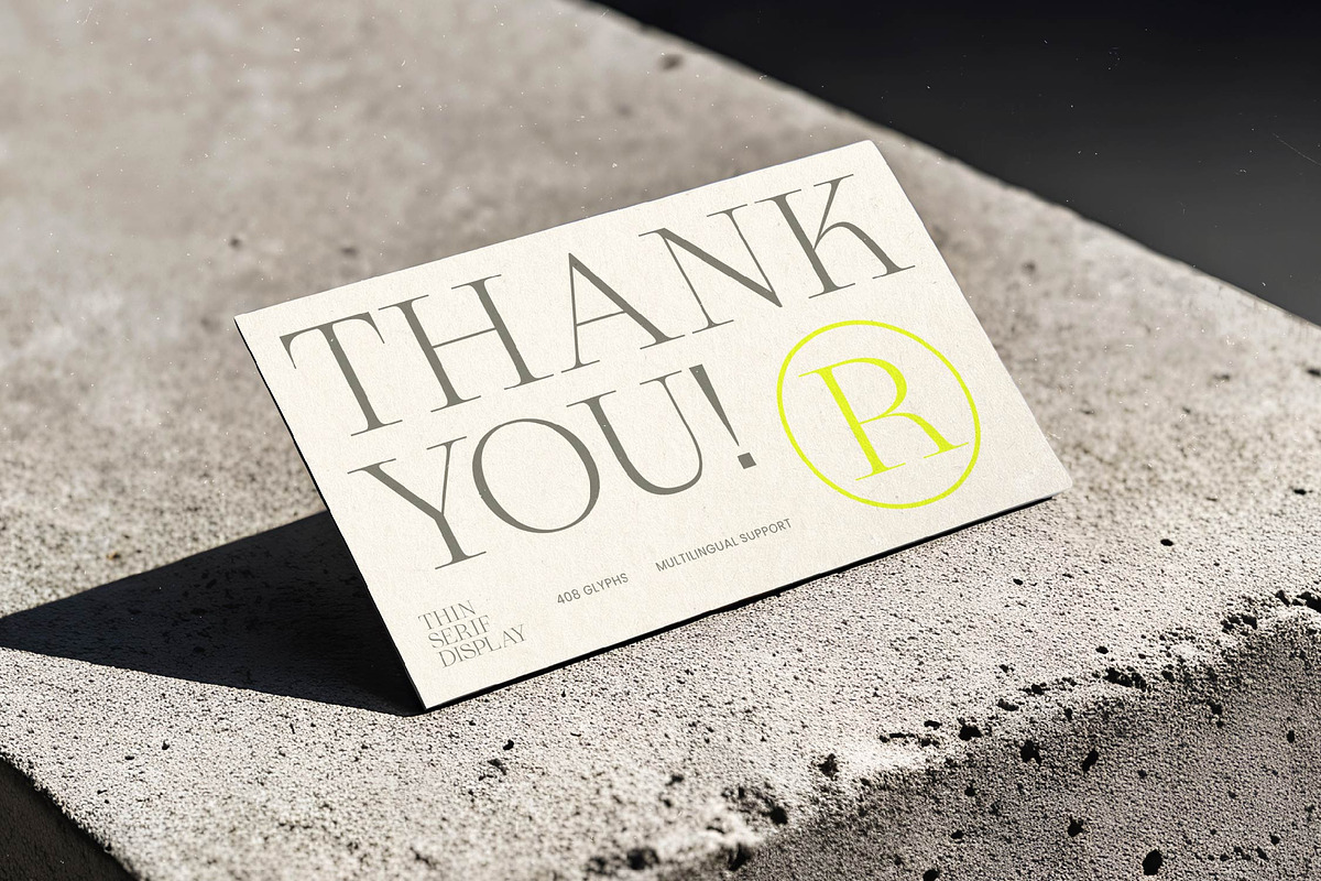 Gafloc Thin Serif Display, a Serif Font by timelesstype.co (Photo 15 of 15)