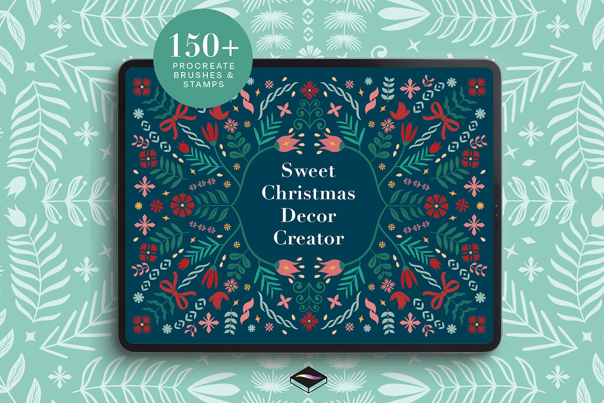 Christmas Decor Maker for Procreate, a Brush Add-On by Pencil Twist (Photo 1 of 9)