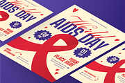 World AIDS Day Flyer Set, a Flyer Template by Annora Studio (Thumbnail 5 of 6)