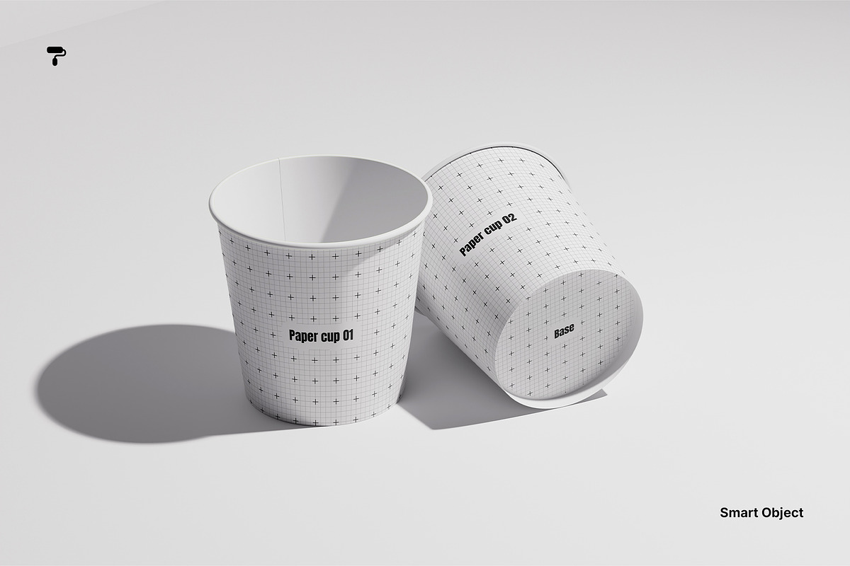 Paper cup (4oz - 120ml), a Cups & Container Mockup by Opaq Studio (Photo 2 of 7)
