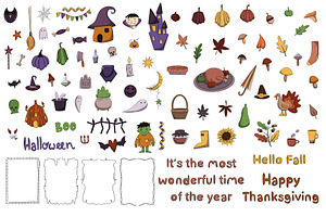 Fall, Halloween, Thanksgiving