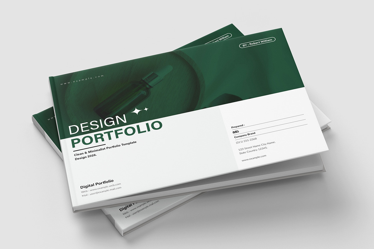 Minimalist Design Portfolio Template, a Brochure Template by NorthPeak (Photo 10 of 12)