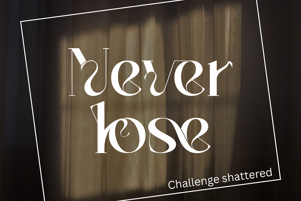 Challenge shattered - Modern Font, a Font by 177Studio (Photo 3 of 8)