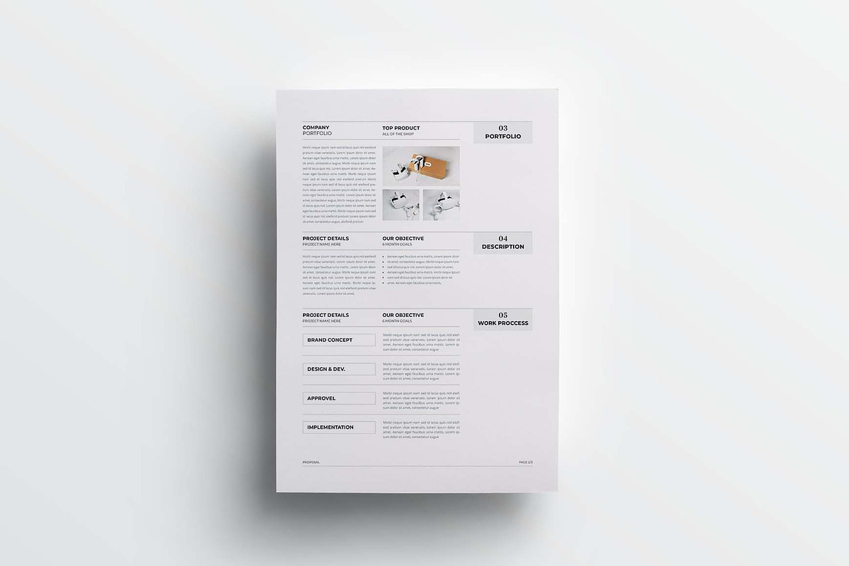 Proposal | MS Word & Indesign, a Stationery Template by design_hut (Photo 4 of 7)