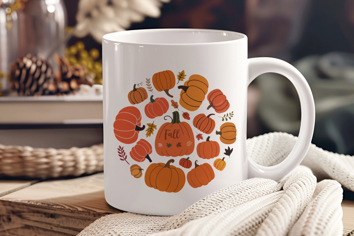 Autumn Cozy Collages - 6 Designs, a Seasonal Illustration by Whimsy Brush Studio (Photo 4 of 9)
