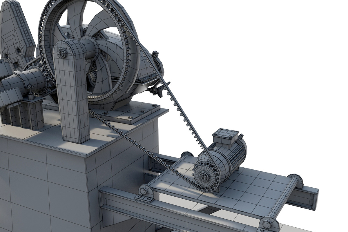 Oil Pump Jack, an Object 3D Model by Tedi Permana (Photo 9 of 13)