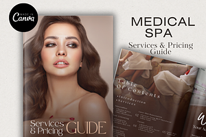 Medspa Service and Pricing Guide, a Marketing Template by Click & Create Co